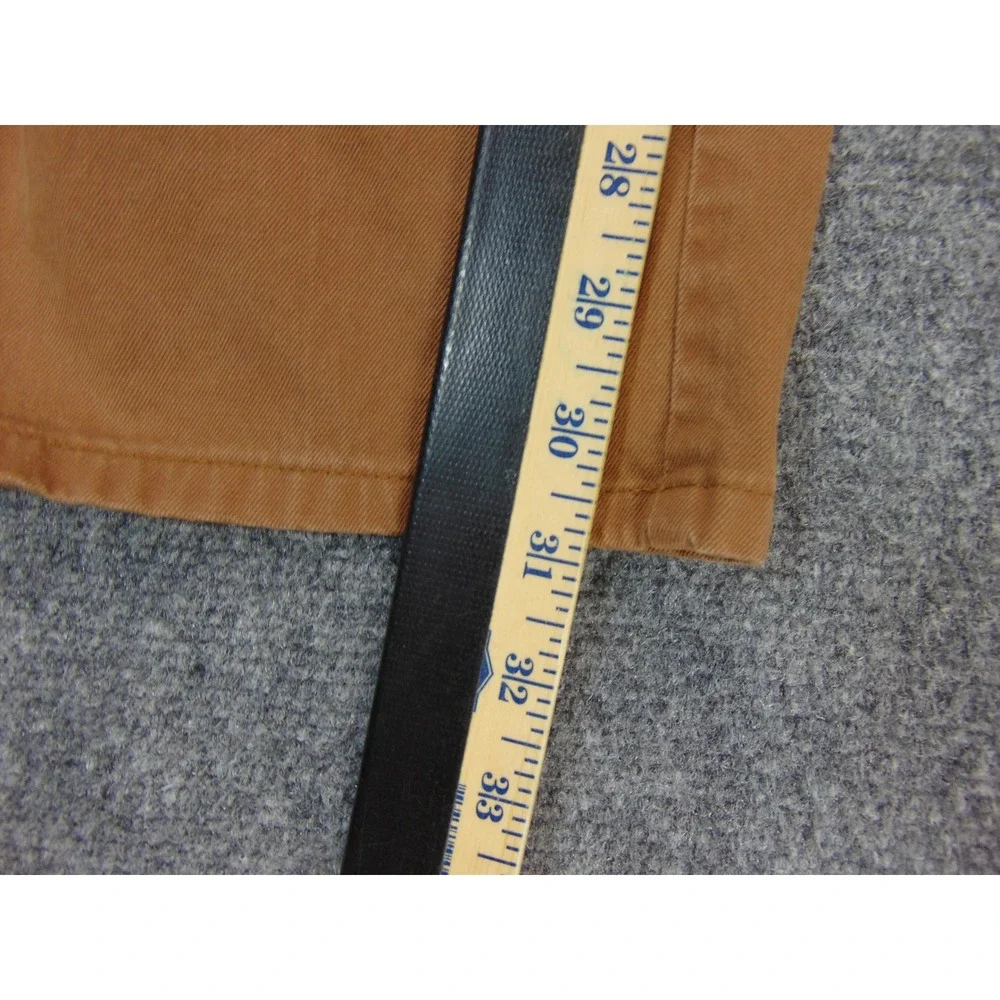 Peter Millar Chino Pants Mens 35x31 Brown Solid Preppy Golf Luxury Casual‎